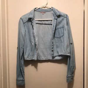 Charlotte Russe denim top